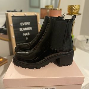 2 pairs of Just Fab booties